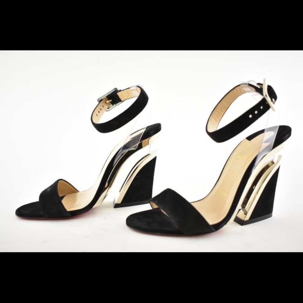 CHRISTIAN LOUBOUTIN Levitalo 100 Suede Slingbacks